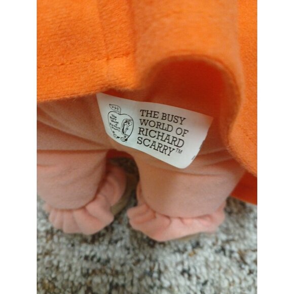 VINTAGE 1995 GUND Richard Scarry Busy World HILDA HIPPO 16" Plush Stuffed Animal - Picture 6 of 8
